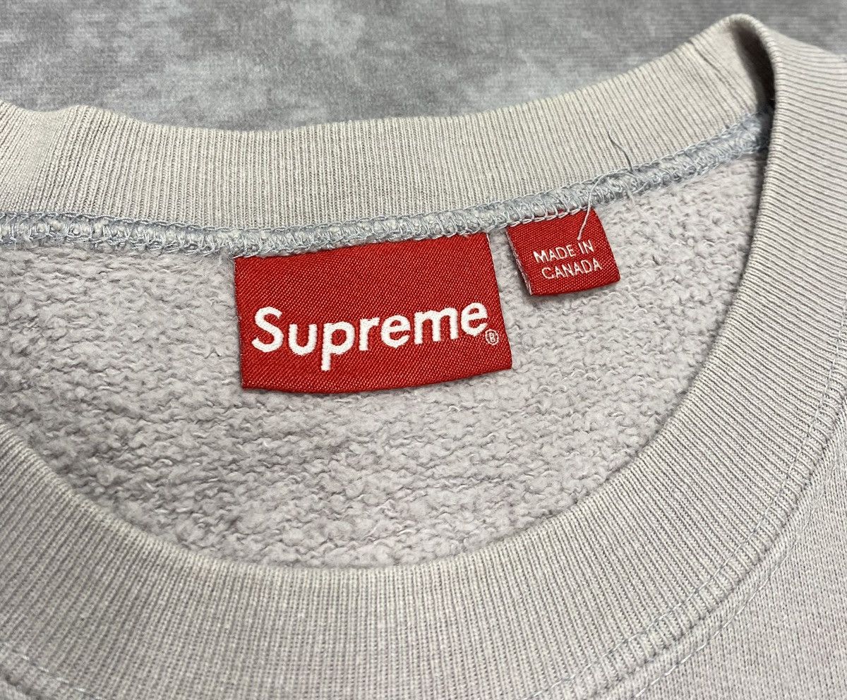 Supreme Supreme Gonz Logo Crewneck Grey (SS21) Size US L / EU 52-54 / 3 - 4 Thumbnail