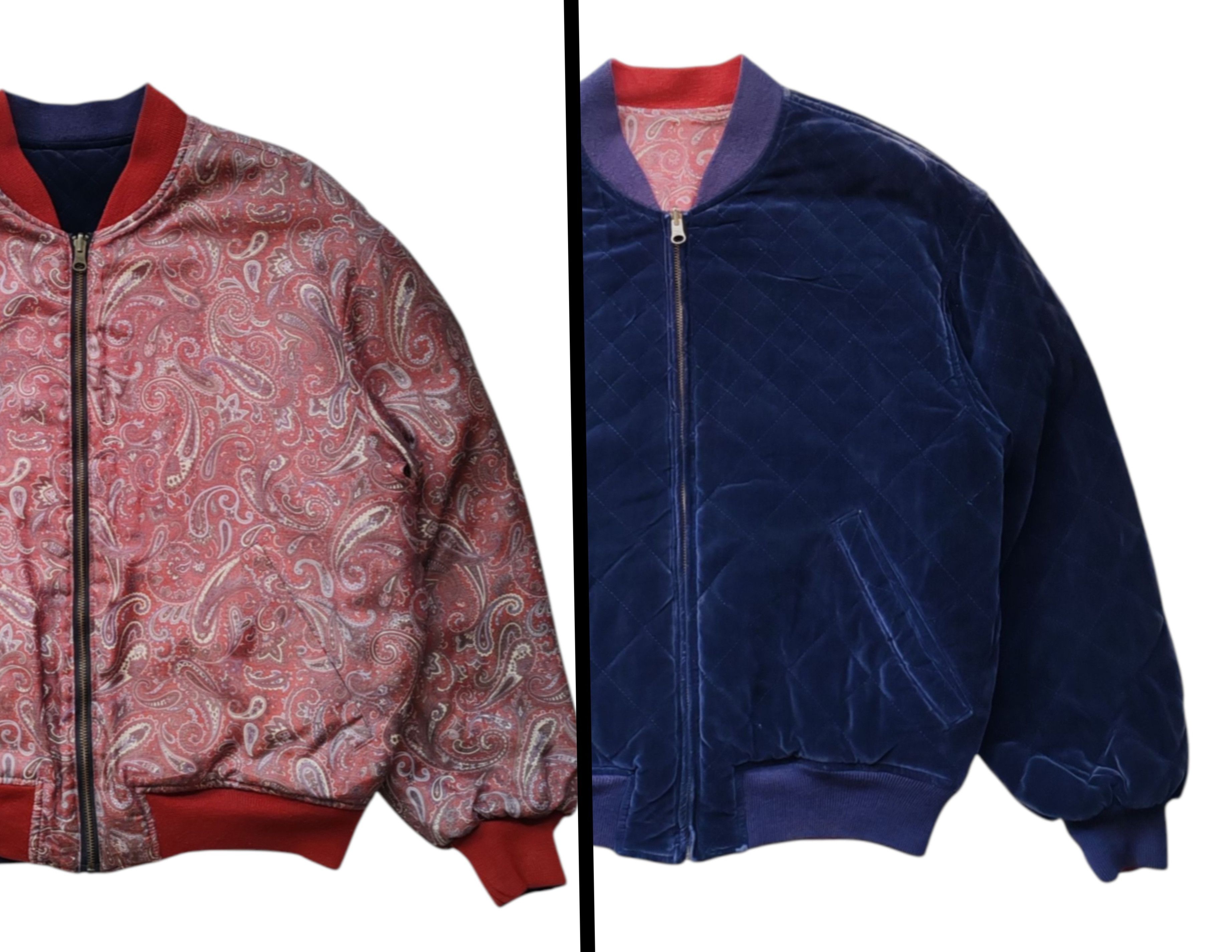 Japanese Brand Kiyoshi Nakagawa Artigiano Reversible Bomber Jacket size M Size US M / EU 48-50 / 2 - 1 Thumbnail