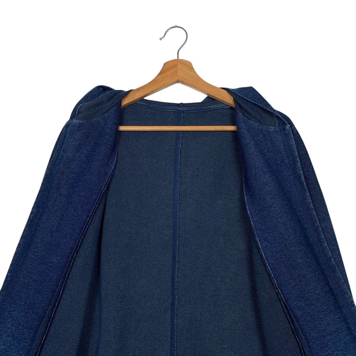 Other Hiroko Kitajima Indigo Hooded Buttonless Jacket Size US M / EU 48-50 / 2 - 13 Thumbnail