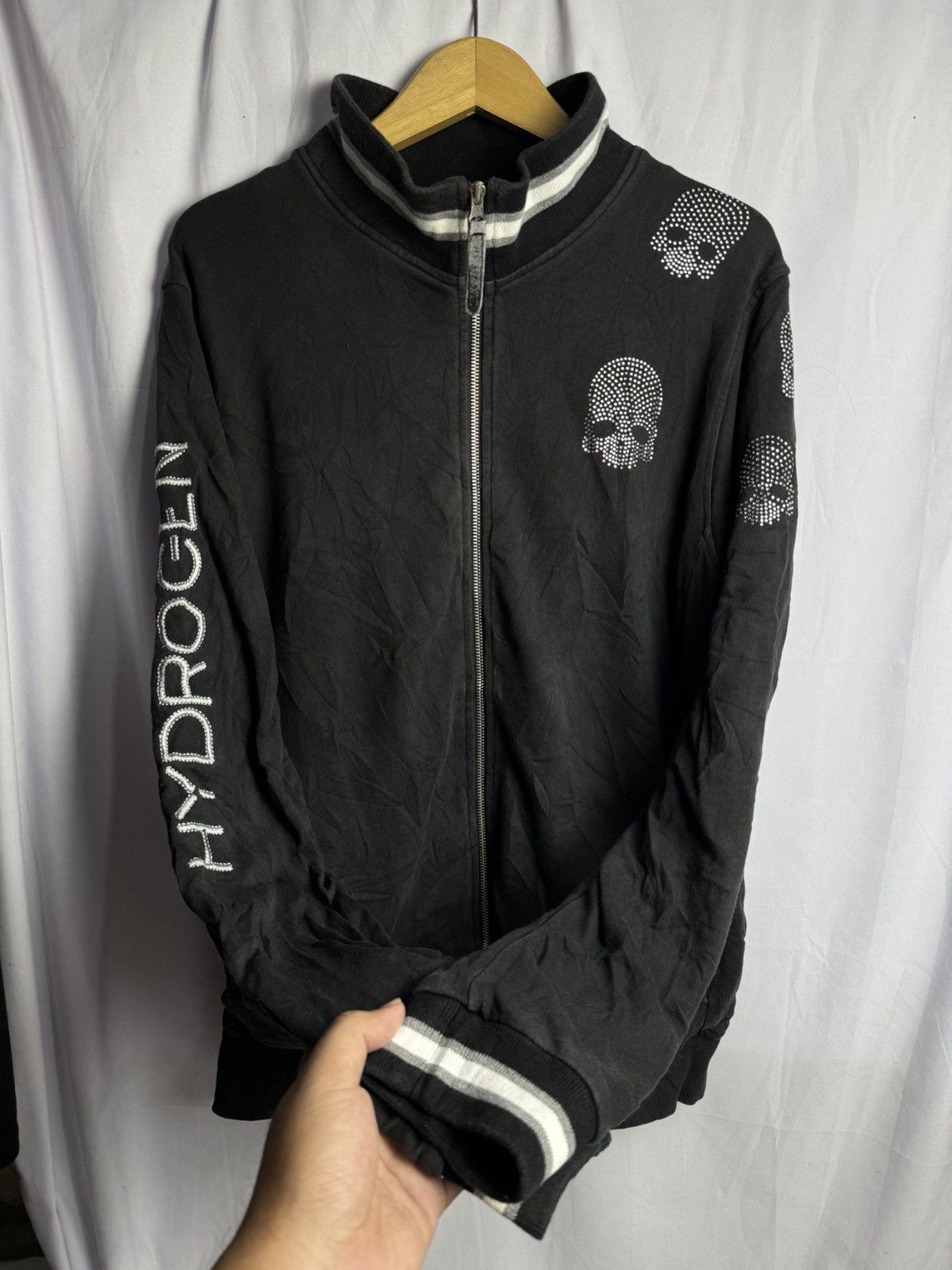 Hysteric Glamour Skulls Hydrogen Sweatshirt Zipper Size US L / EU 52-54 / 3 - 2 Thumbnail
