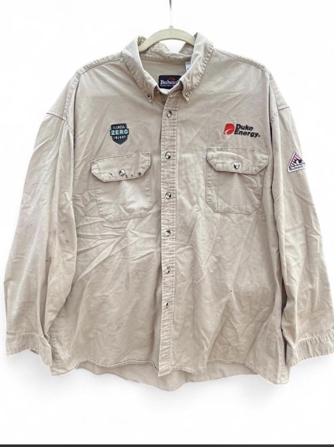 Vintage Duke Energy Work Shirt | Flame-Resistant | XXL-LN Size US XXL / EU 58 / 5 - 1 Thumbnail