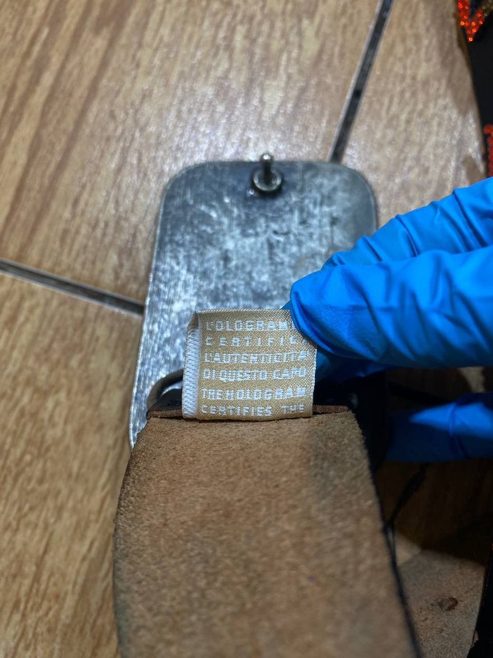 JOHN GALLIANO Gazette G Logo Buckle Belt