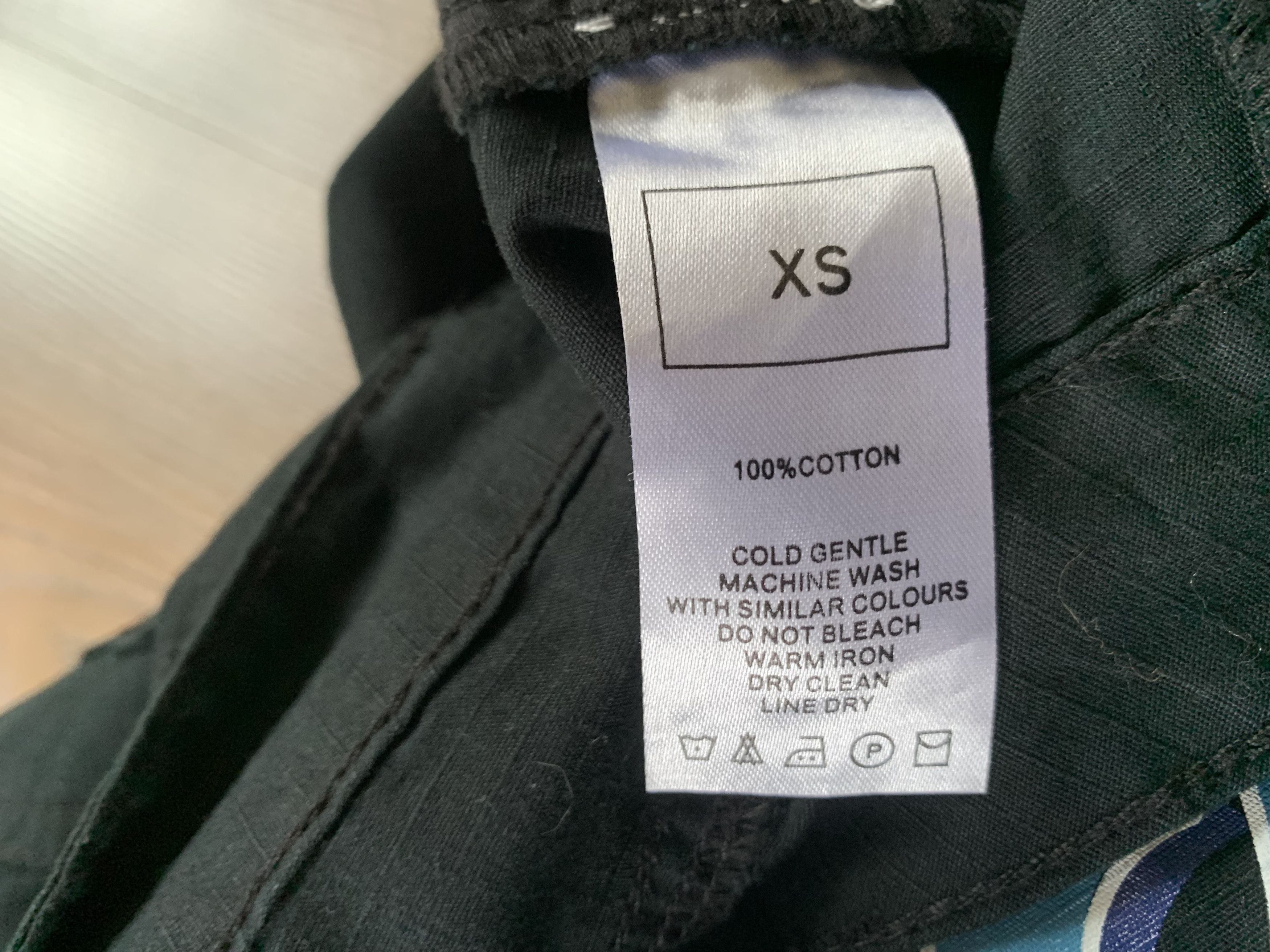 Baume & Mercier Mercier Mens Black Printed Cargo Pants Trouser Size US 29 - 10 Thumbnail