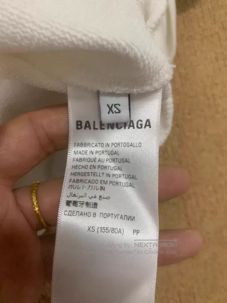 Balenciaga Balenciaga Letter Number Print Hoodie Zip-Up Size US XS / EU 42 / 0 - 4 Thumbnail