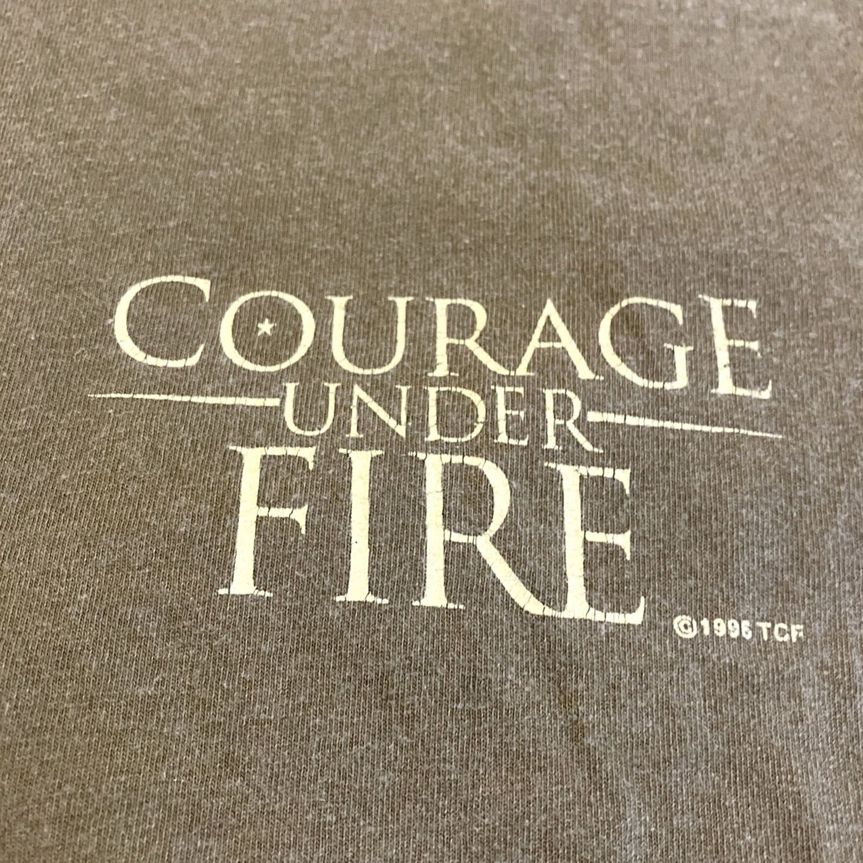 Anvil VINTAGE Courage Under Fire Movie Promo T Shirt Nike? Size US XL / EU 56 / 4 - 2 Thumbnail