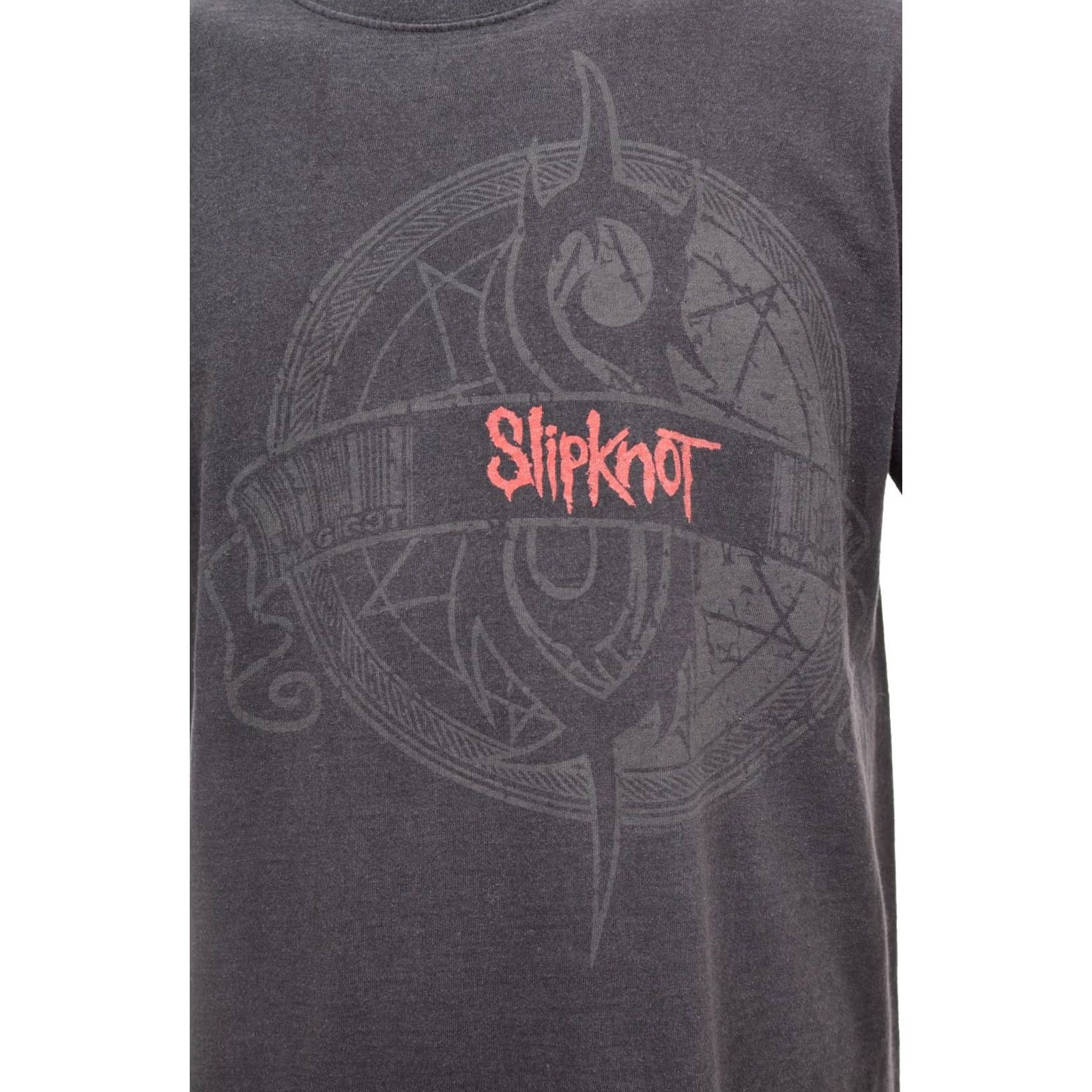 Fruit Of The Loom Fruit of the Loom Slipknot Maggot Vintage Sun Faded T-Shirt Tee Size M Men Black 100% Cotton Short Sleeve shirt Size US M / EU 48-50 / 2 - 3 Thumbnail