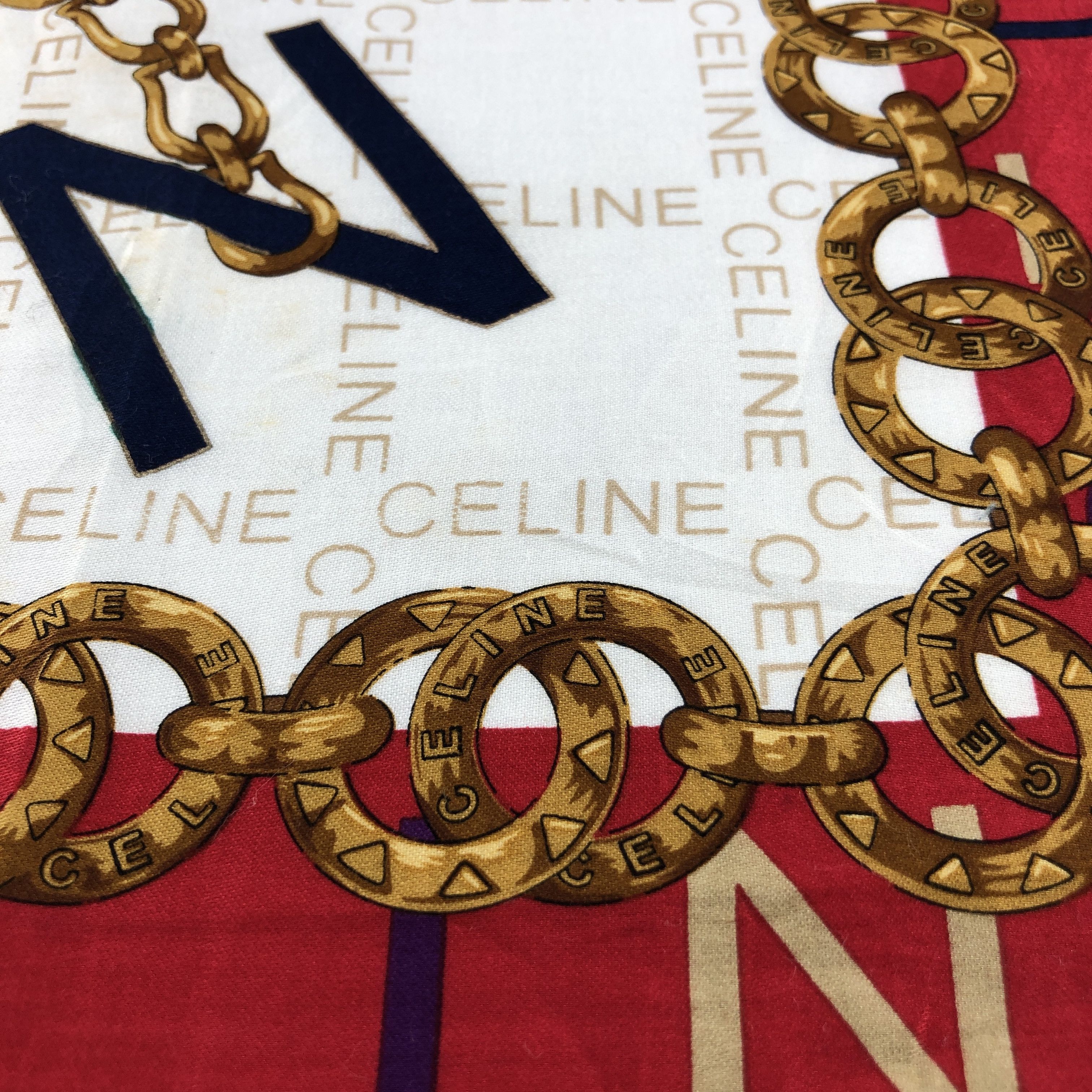 Celine Celine Handkerchief Neckerchief Bandana H3029 Size ONE SIZE - 3 Thumbnail