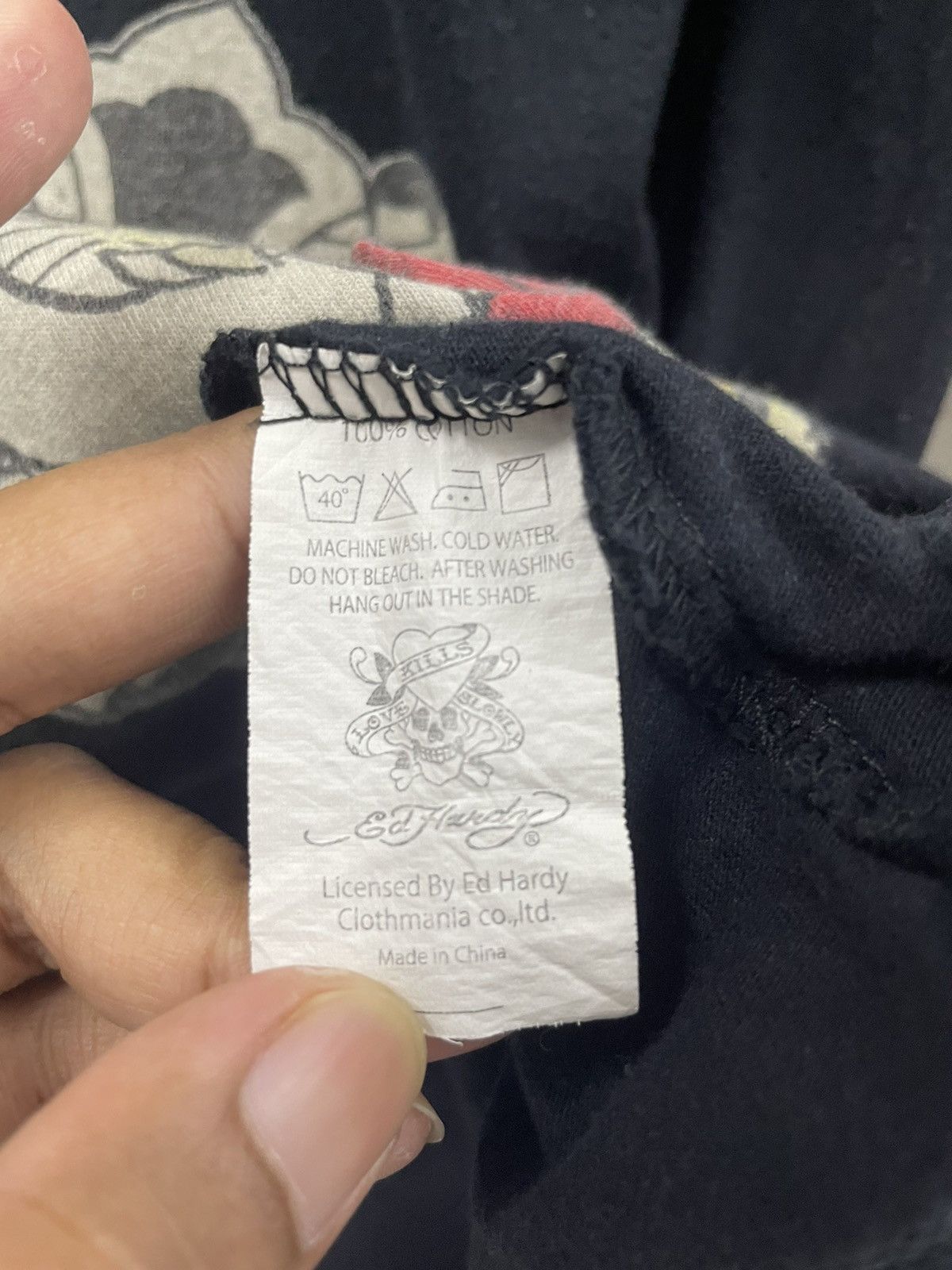 Ed Hardy Ed Hardy Fullprint Tshirt Size US XS / EU 42 / 0 - 8 Thumbnail