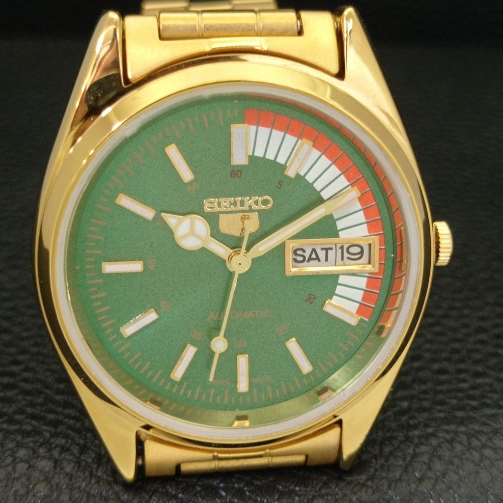 Seiko REFURBISHED VINTAGE SEIKO 5 AUTO JAPAN MENS WATCH a440682 Size 38 - 4 Thumbnail