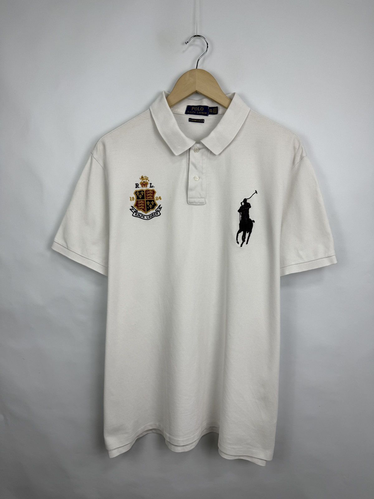 Polo Ralph Lauren 🇺🇸 Polo Ralph Lauren Custom Slim Fit Polo T-Shirt Chief Keef Size US XXL / EU 58 / 5 - 2 Thumbnail