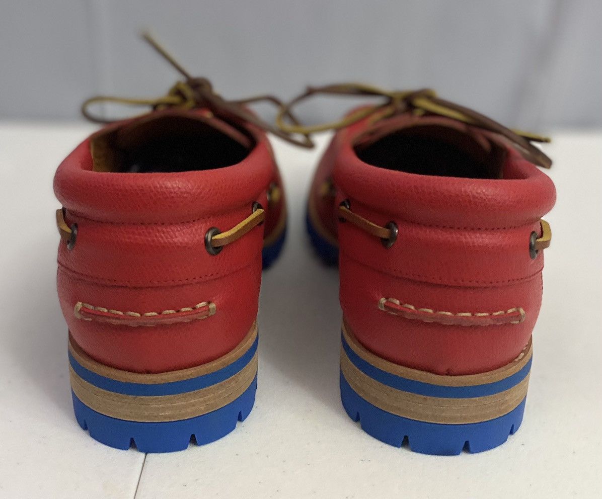 Dsquared2 Dsquared2 🇮🇹 Fire Leather Handmade Contrast Boat Shoes 7 NEW Size US 7 / EU 40 - 12 Thumbnail