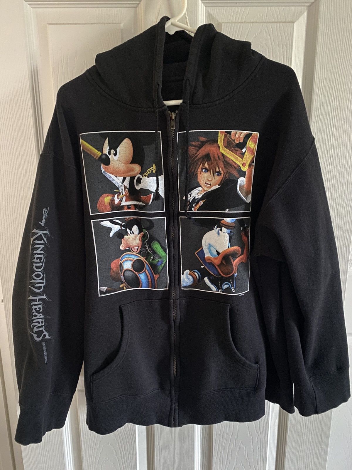 Vintage Disney Kingdom Hearts Zip Up Size US XL / EU 56 / 4 - 1 Thumbnail