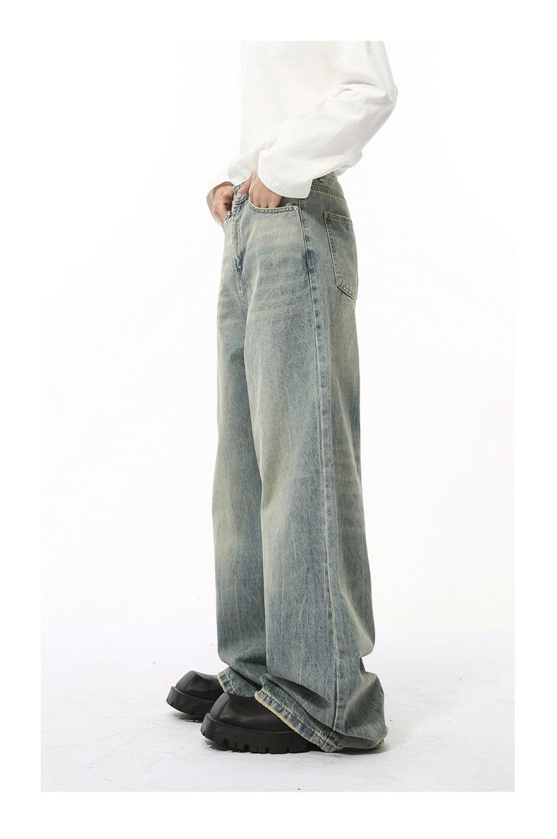 Japanese Brand × Jean American cleanfit simple loose washed distressed jeans Size US 32 / EU 48 - 4 Thumbnail