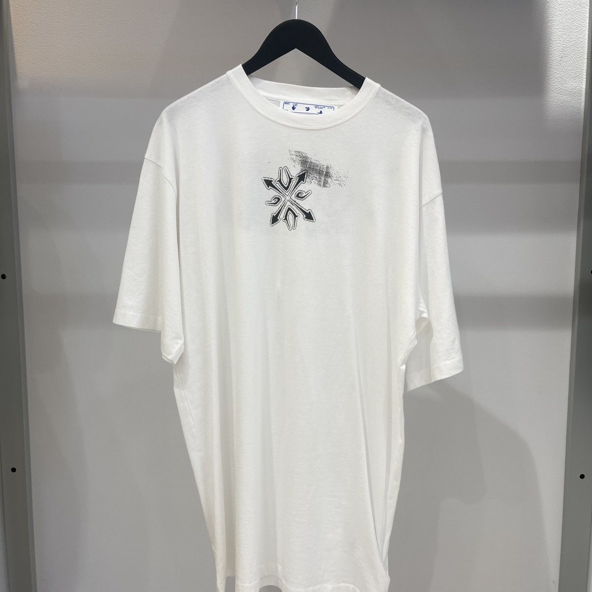 Off-White Off-White Blue Metal Arrow Tee Size US S / EU 44-46 / 1 - 1 Thumbnail