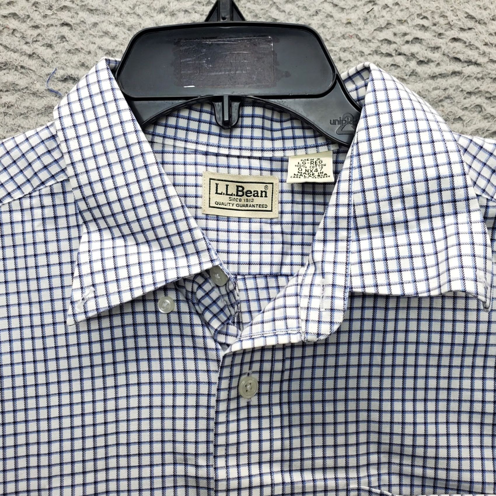 Vintage L.L. Bean Shirt Mens L Multi Checkered Wrinkle Resistant Collared Button Up Size US L / EU 52-54 / 3 - 7 Thumbnail
