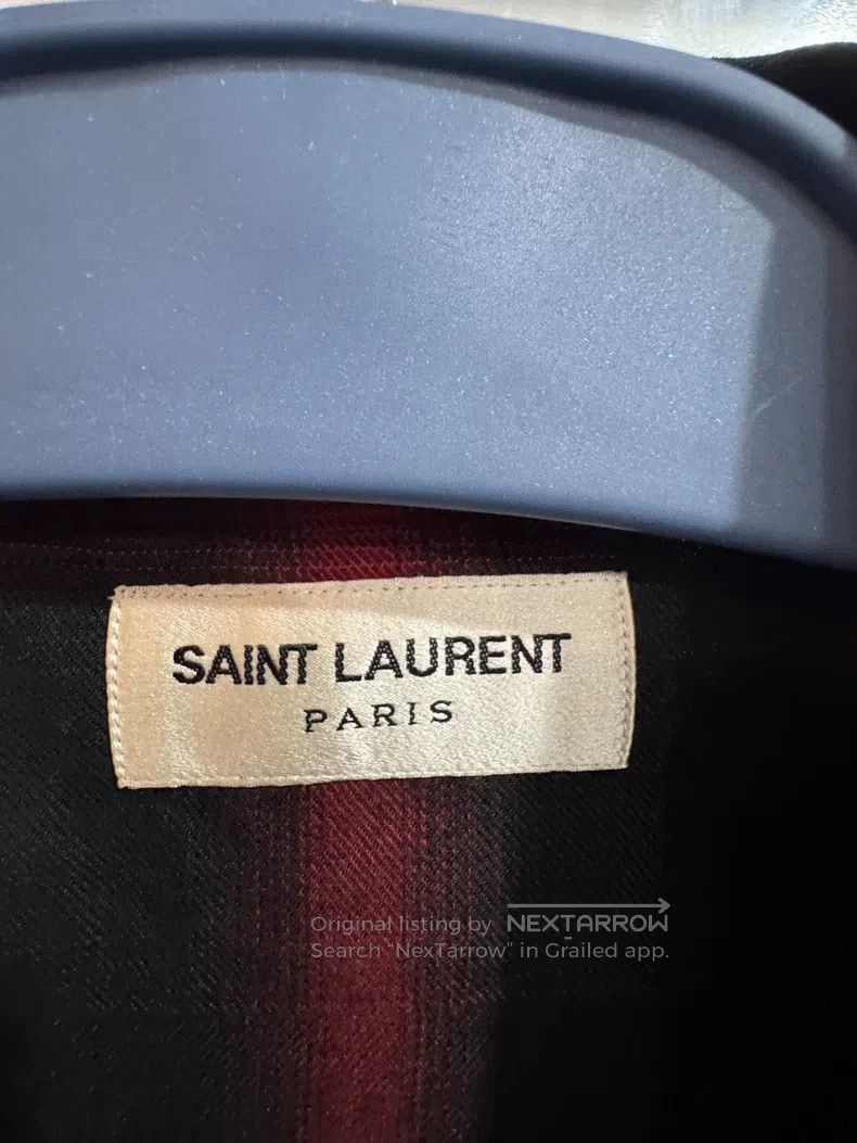 Saint Laurent Paris Saint Laurent Paris Plaid Shirt Size US M / EU 48-50 / 2 - 3 Thumbnail