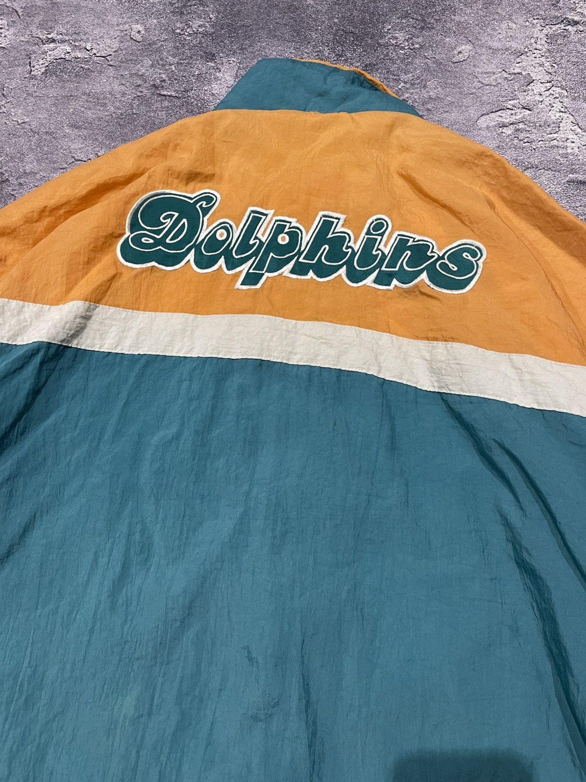 Apex One × NFL × Vintage Vintage 90s NFL Miami Dolphins Apex One Retro Jacket Rare Size US XL / EU 56 / 4 - 7 Thumbnail