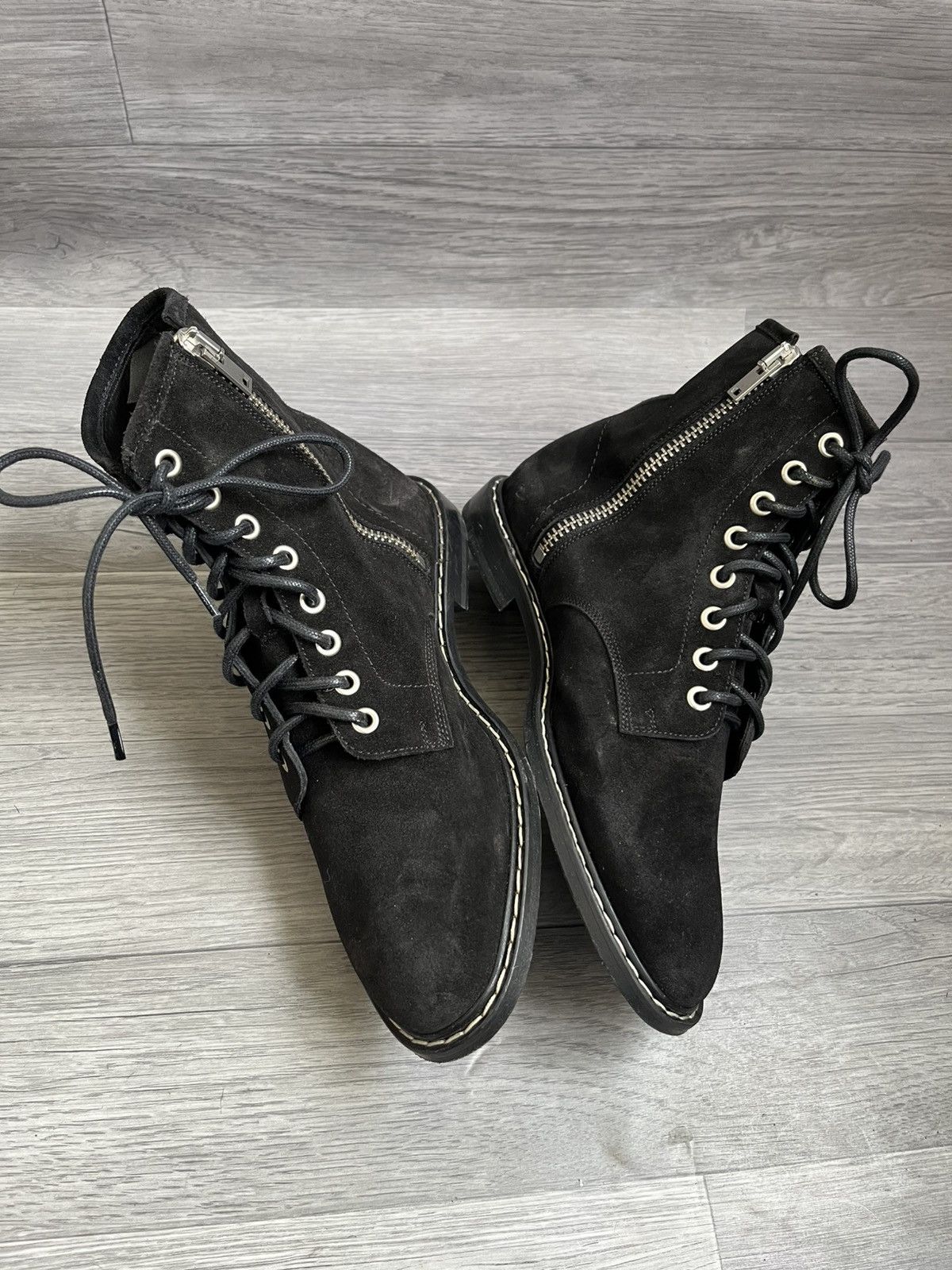Iro Iro combat suede boots sz 40 like ann demeulemeester Size US 10 / IT 40 - 8 Thumbnail