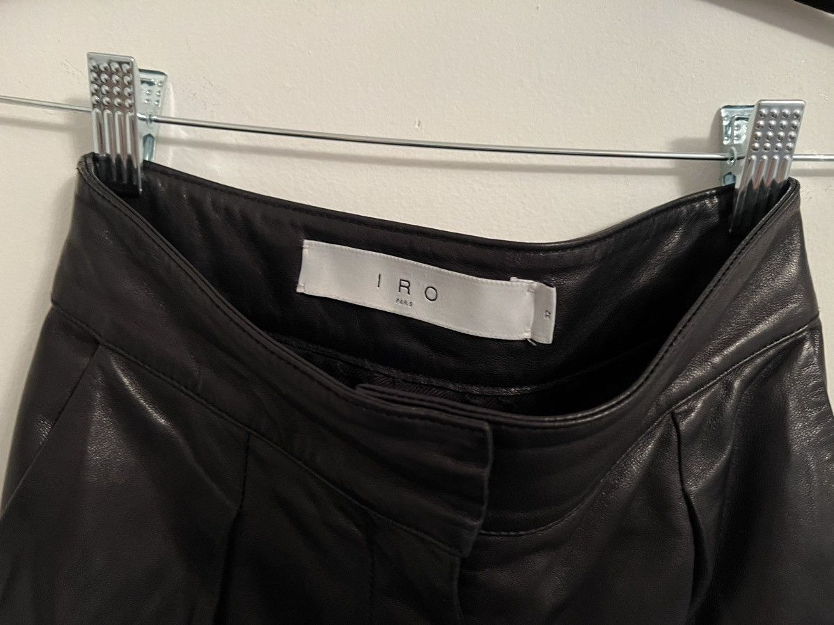 Iro IRO | Adero Leather Trouser Size 24" / US 00 / IT 34 - 8 Thumbnail