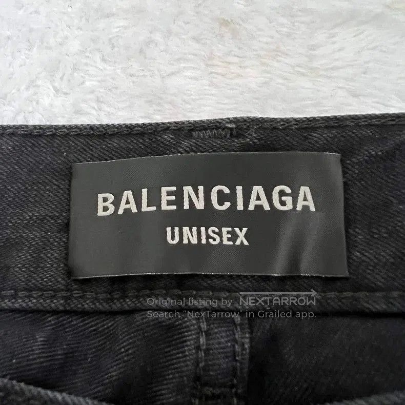 Balenciaga Balenciaga Black Denim Flared Pants. Size US 36 / EU 52 - 3 Thumbnail