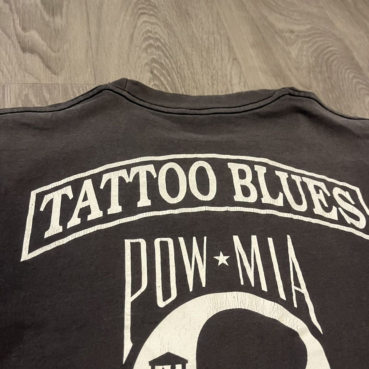 Vintage Vintage 90s Tattoo Blues POW-MIA Ft Lauderdale FL T shirt S Size US S / EU 44-46 / 1 - 4 Thumbnail