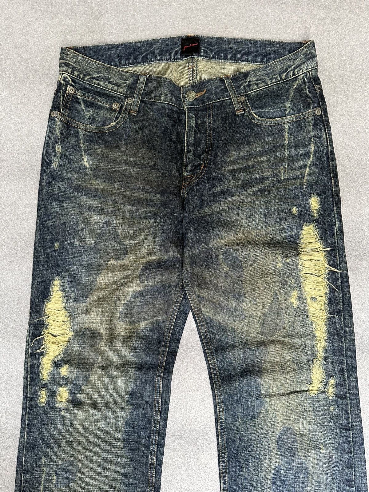 JACKROSE Jack Rose Japan Distressed Denim Size US 32 / EU 48 - 4 Thumbnail
