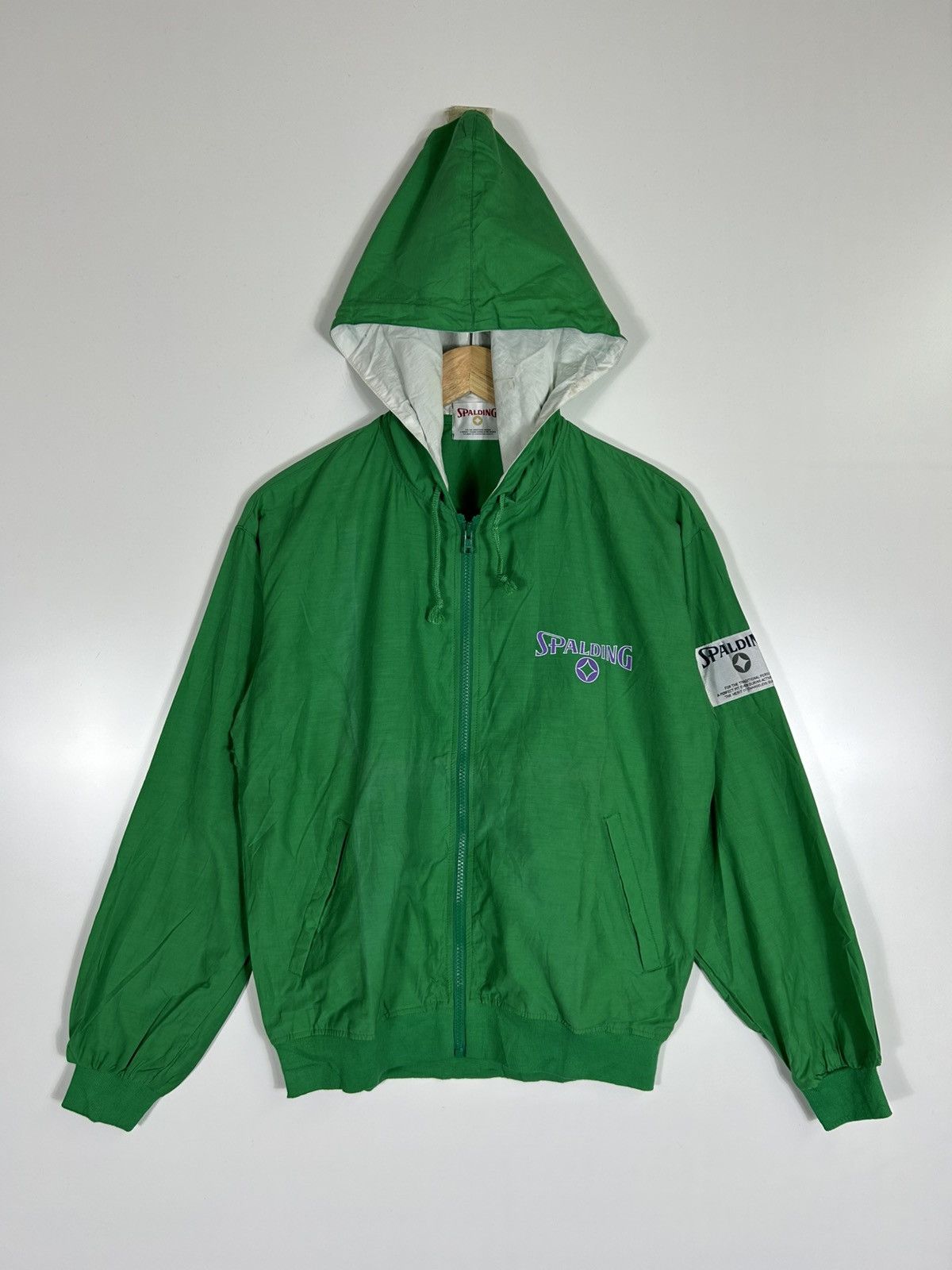 Spalding ⚡️Vintage Spalding Hooded Zipper Sweater Jacket Size US M / EU 48-50 / 2 - 1 Thumbnail