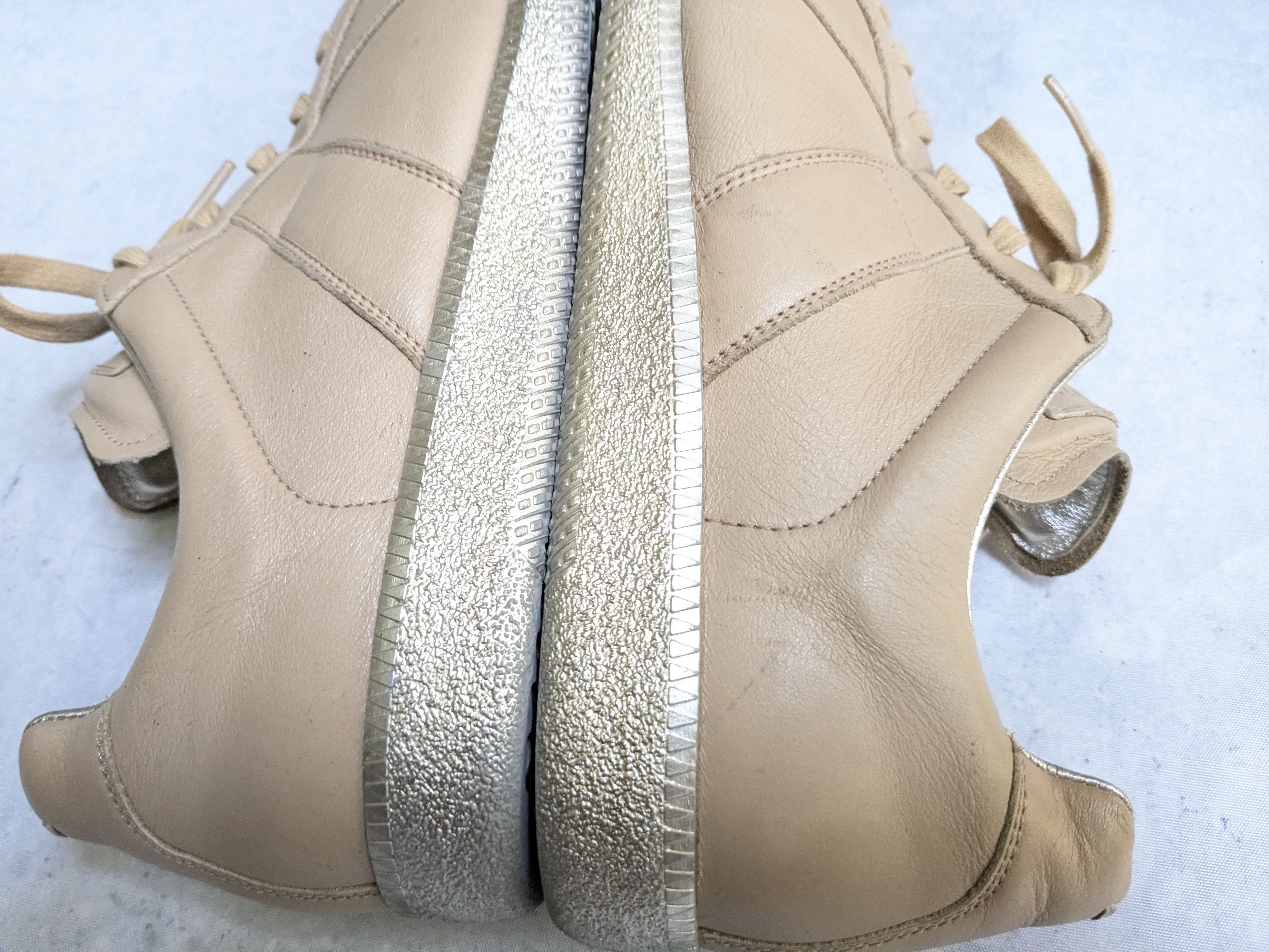 Maison Margiela Maison Margiela Replica GAT Silver 11 44 Low Tops Leather Size US 11 / EU 44 - 12 Thumbnail