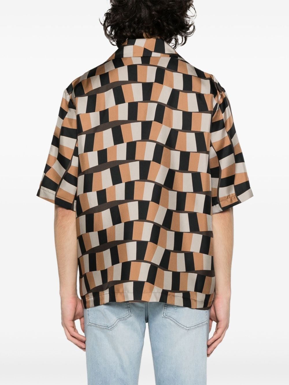 Amiri o1w1db10125 Bowling Shirt in Multicolor Size US L / EU 52-54 / 3 - 4 Thumbnail
