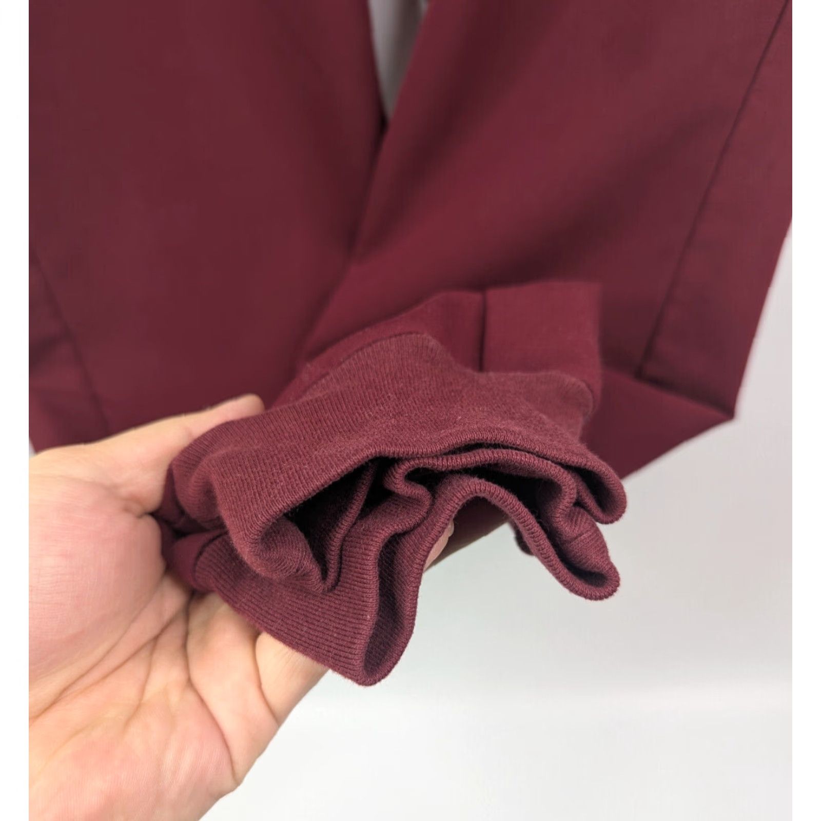 Vintage FIGS Zamora Jogger Scrub Pants Medium Burgundy Drawstring Stretch Nursing Womens Size US 31 - 2 Thumbnail
