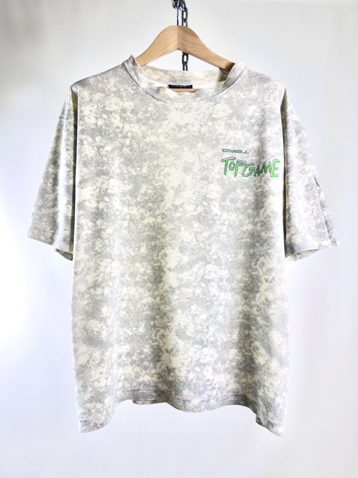 O'Neill 90s Vintage O’neill Camo AOP Surf Tee T-Shirt Size US XL / EU 56 / 4 - 2 Thumbnail