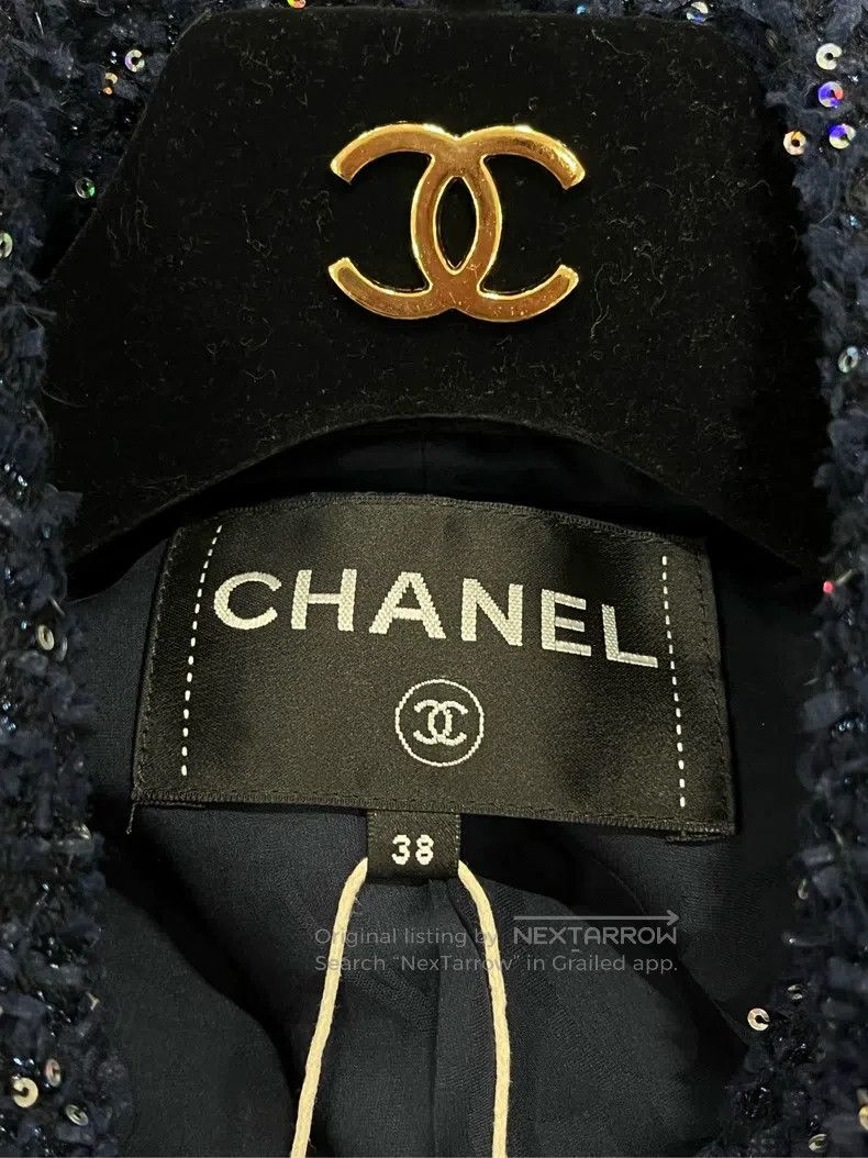 Chanel Chanel 17-year-old ground control series blue pearl sequin Size XS / US 0-2 / IT 36-38 - 3 Thumbnail
