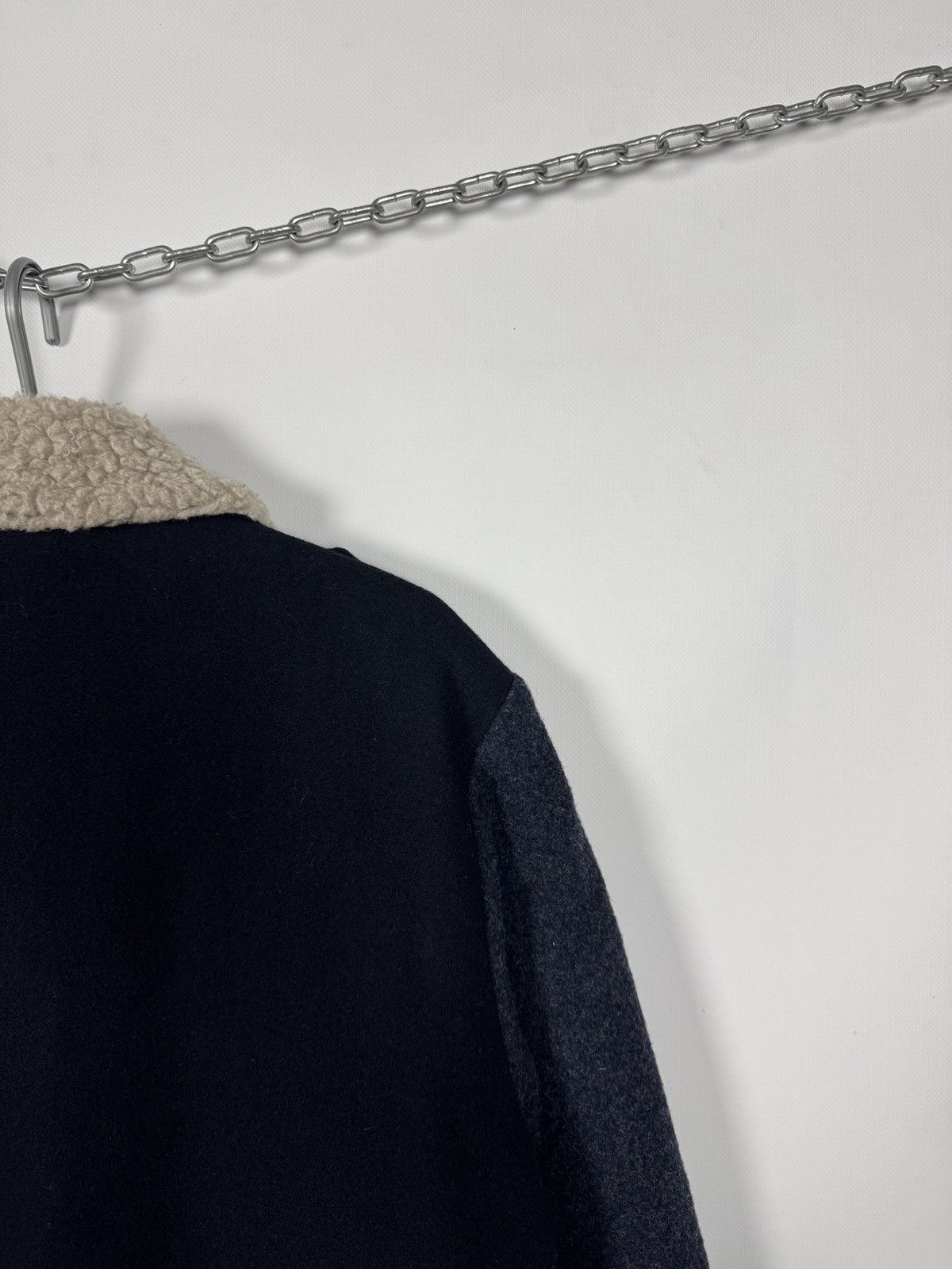Wallace & Barnes Wallace Barnes Wool Bomber Jacket Sherpa Collar Warm Size L Size US L / EU 52-54 / 3 - 13 Thumbnail