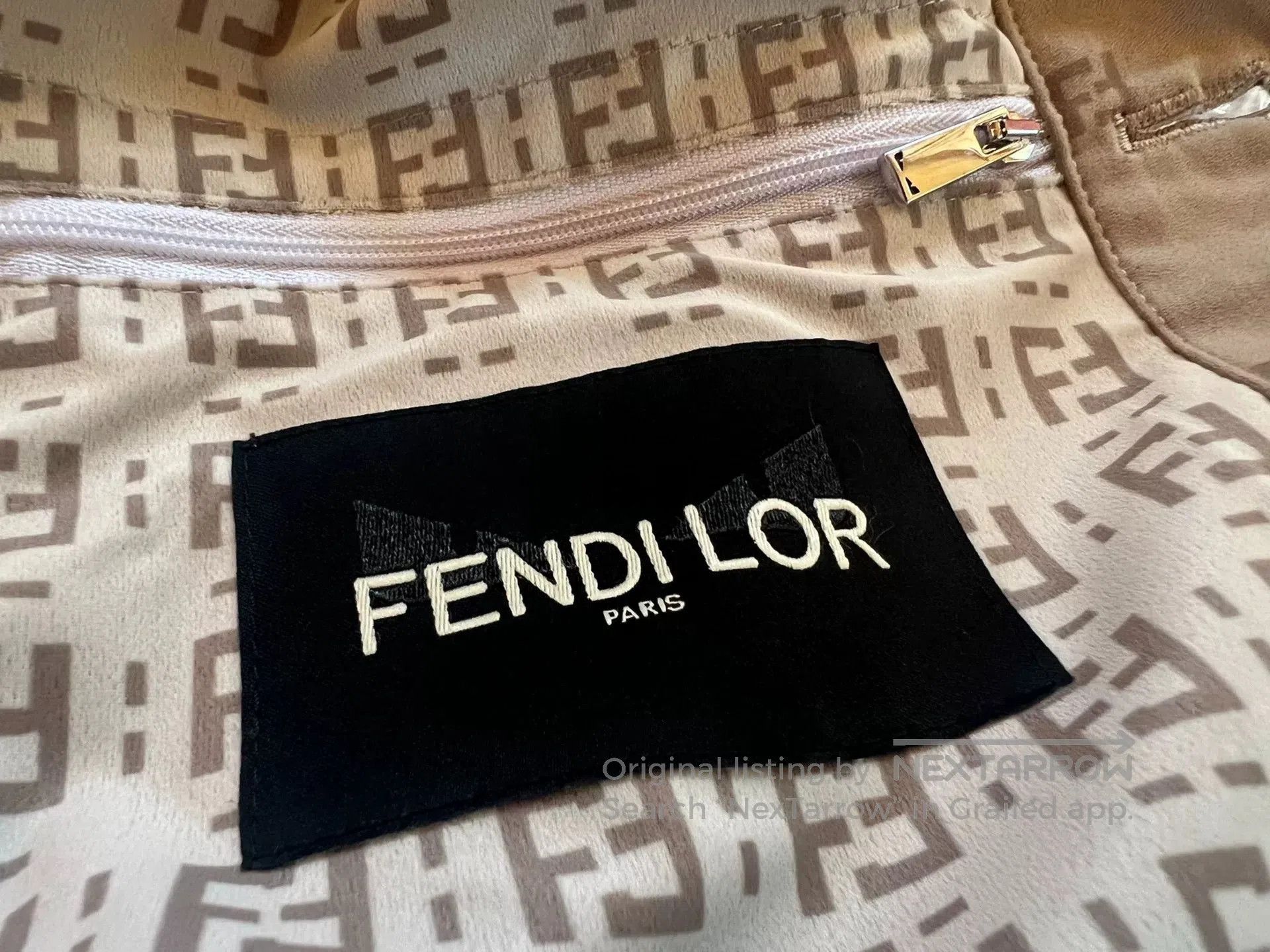 Fendi FENDI LOR Suede Monster Jacket. Size US M / EU 48-50 / 2 - 4 Thumbnail