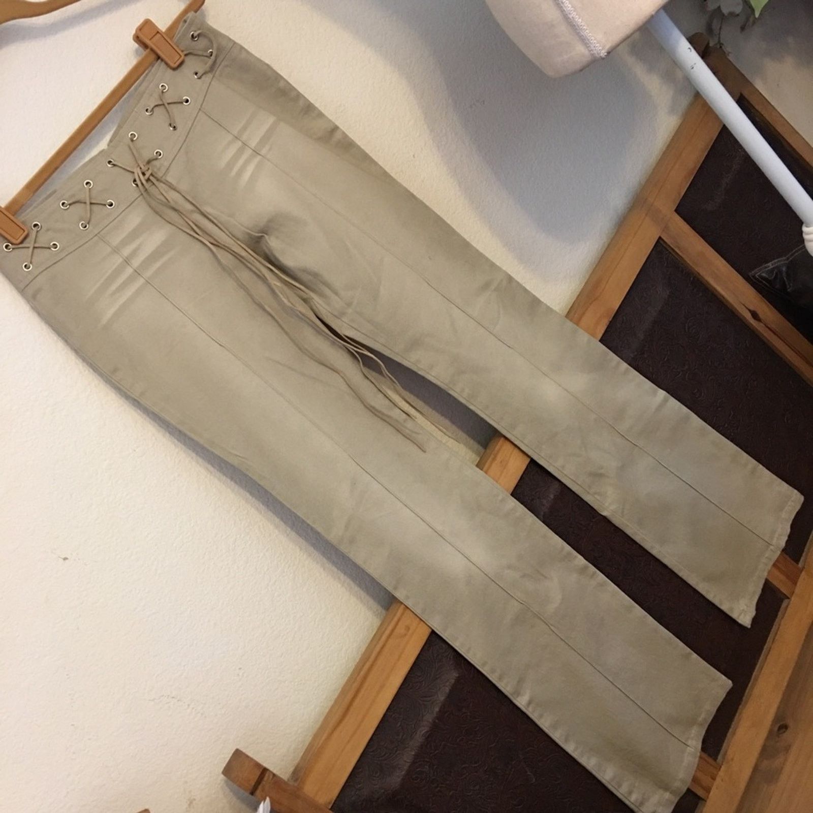 Vintage Vintage 90s Xi tan worn look corded jeans NWOT M Size 30" / US 8 / IT 44 - 1 Thumbnail
