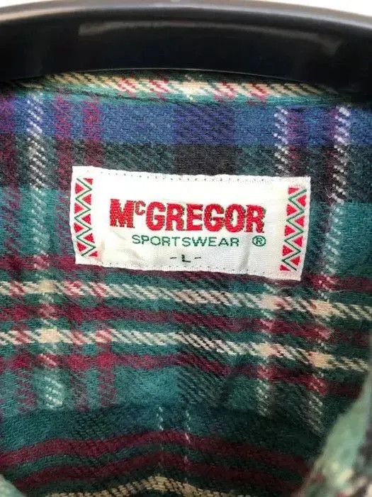 McGregor Mcgregor Sportswear Checkered Plaid Tartan Flannel Shirt 👕 Size US L / EU 52-54 / 3 - 3 Thumbnail