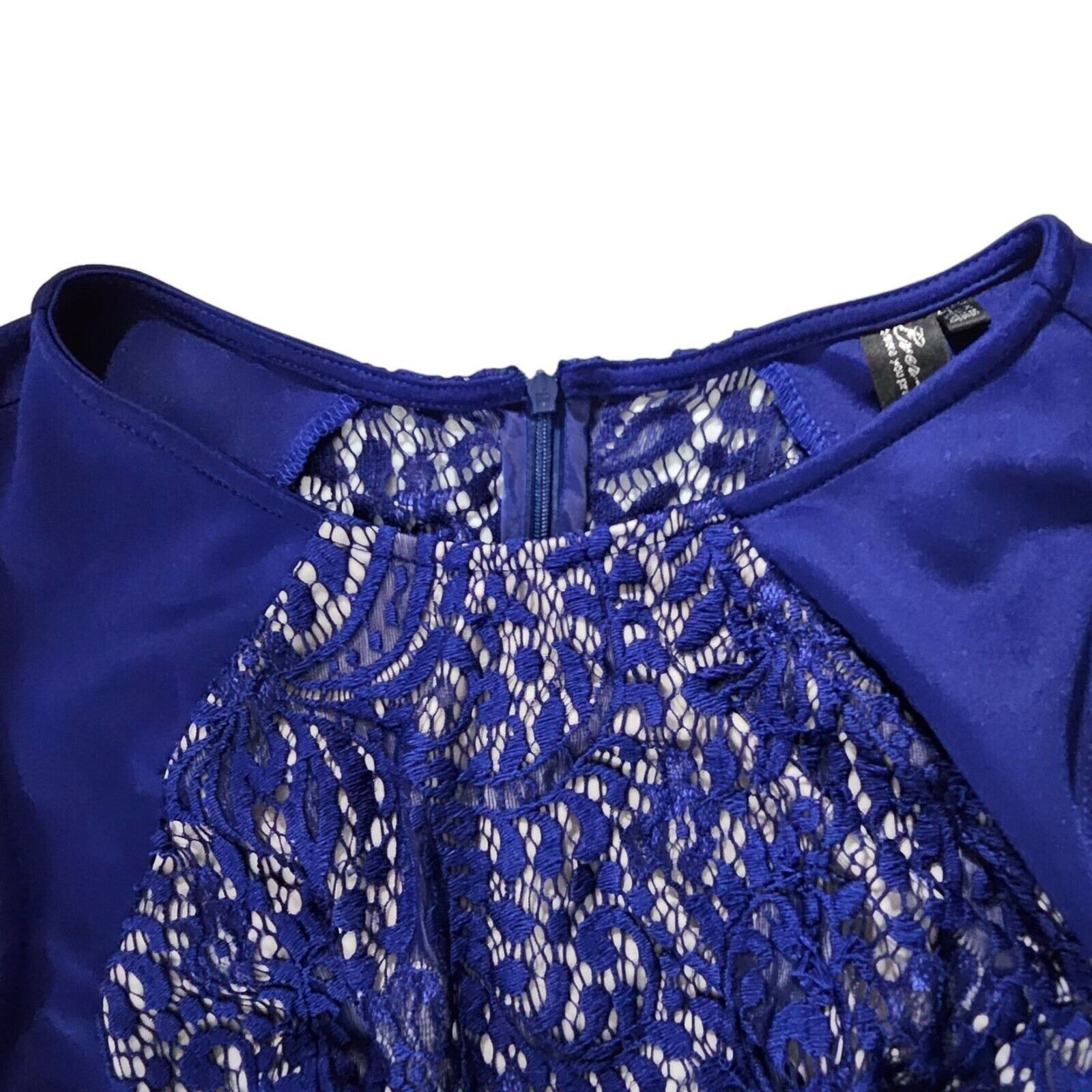 Other EUC Ever Pretty Classy Bodycon Sheath Dress Sz 14 Navy Size XL / US 12-14 / IT 48-50 - 3 Thumbnail