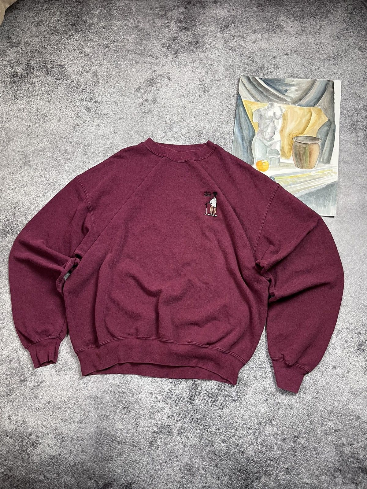 Stussy 🔥STUSSY HIP HOP LOGO BOXY 90’S USA BAGGY HODED SWEATSHIRT Size US L / EU 52-54 / 3 - 5 Thumbnail
