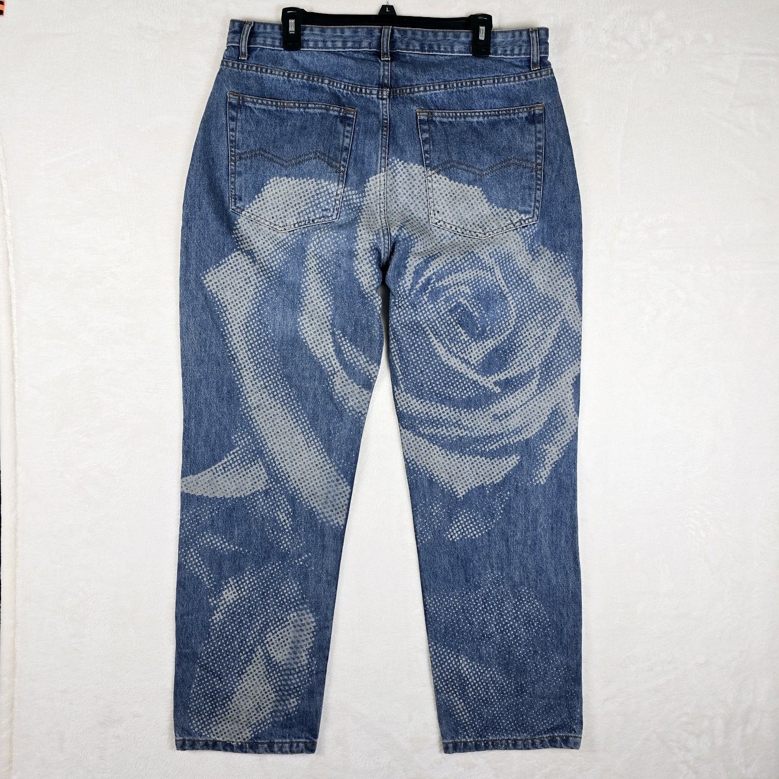 Market Chinatown Market Rose Parade Straight Leg Jeans XL 36x30 Size US 36 / EU 52 - 8 Thumbnail