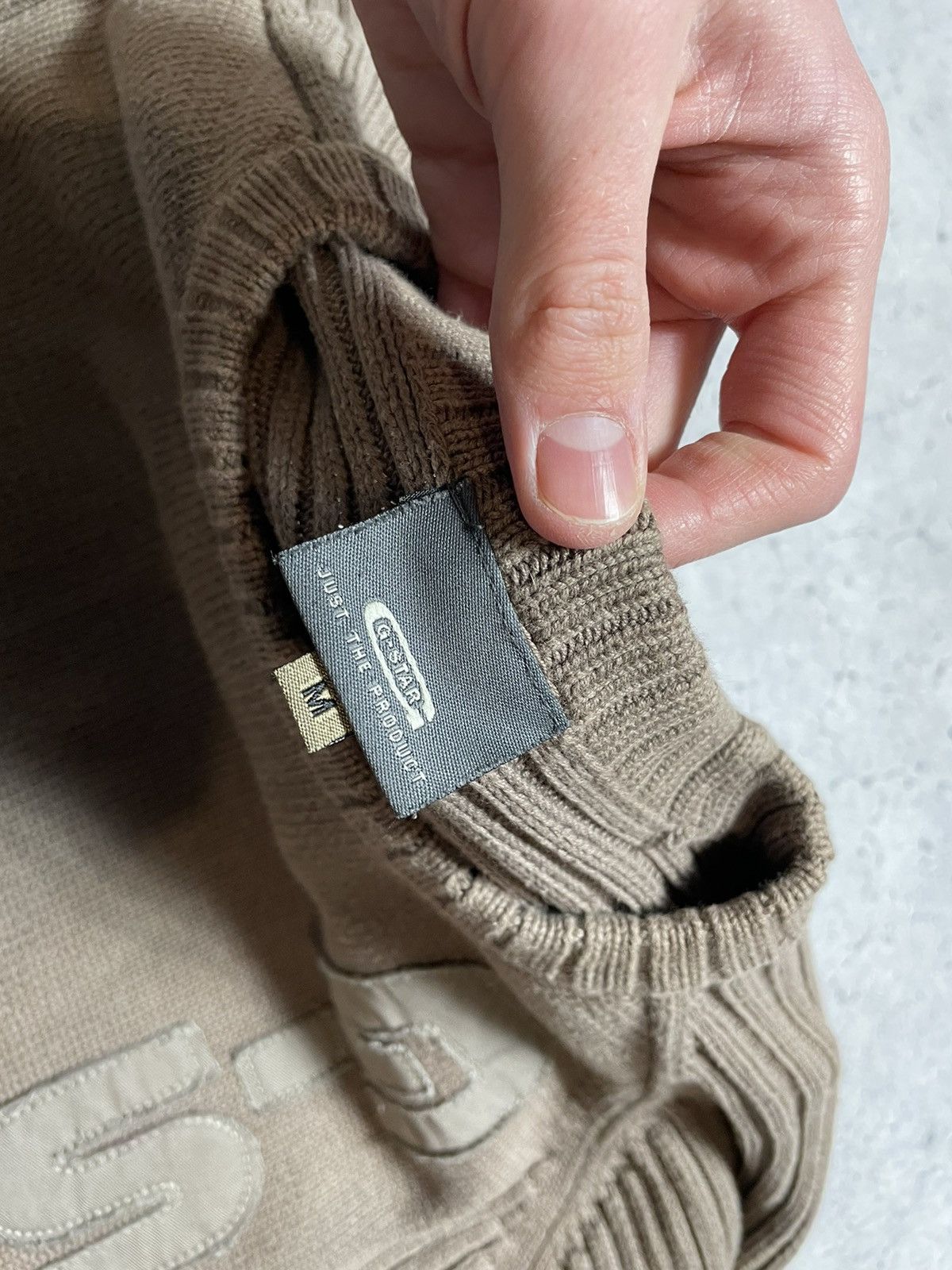 G-Star Vintage Avant Garde Knit Sweater G Star Raw Big Logo Hype Size US S / EU 44-46 / 1 - 9 Thumbnail