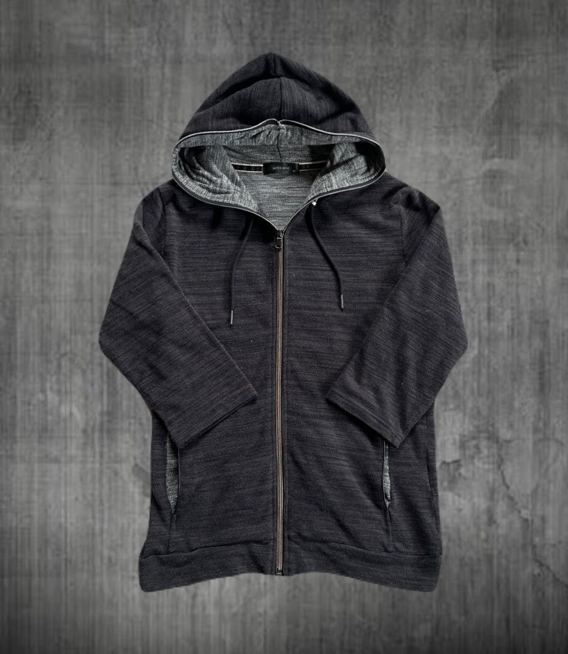 If Six Was Nine 2000s Japanese archive Vkei Full-Zip 3/4 Sleeve Hoodie Y2K Size US S / EU 44-46 / 1 - 1 Thumbnail