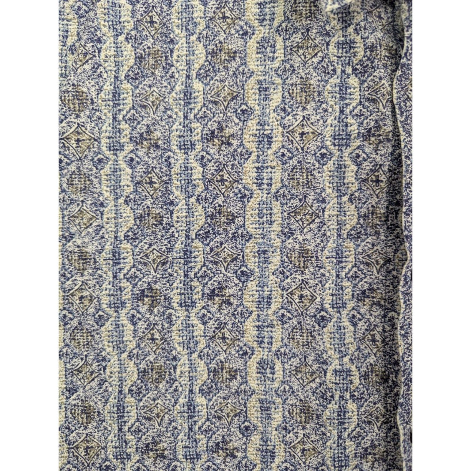 Anchor Blue VINTAGE Anchor Blue Shirt Men's XL Button Up Diamond Pattern Camp Casual Retro Size US XL / EU 56 / 4 - 3 Thumbnail