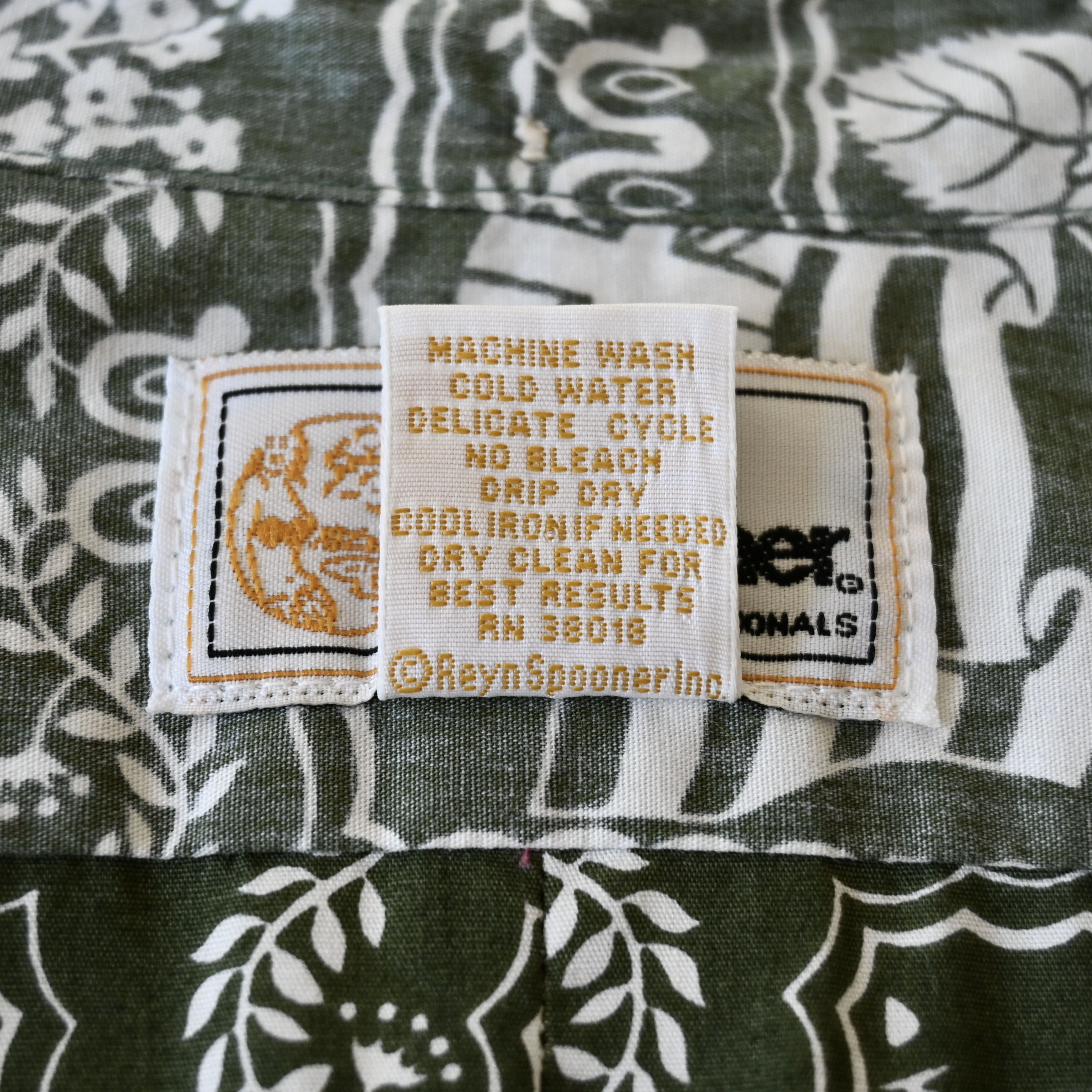 Reyn Spooner Reyn Spooner all cotton Lahaina Sailor shirt, olive Size US L / EU 52-54 / 3 - 13 Thumbnail