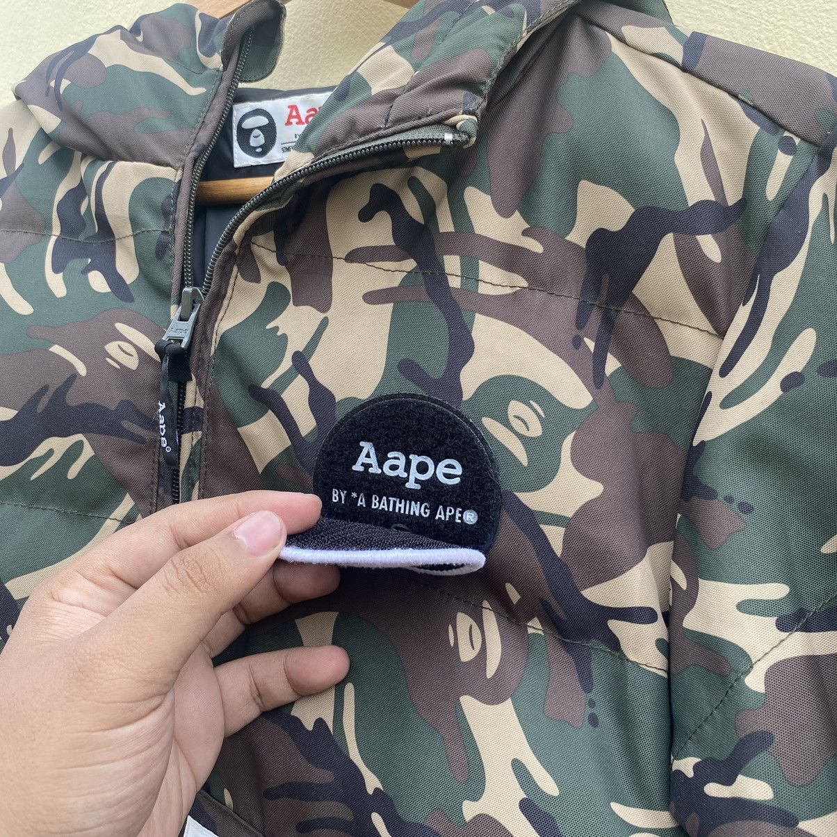 Aape × Bape Aape Quilted Zip Jacket Size US S / EU 44-46 / 1 - 8 Thumbnail