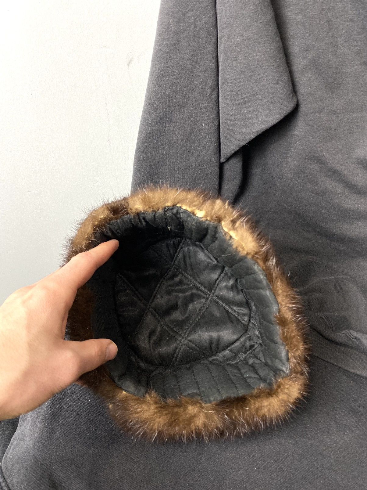 Japanese Brand Vintage Alt Fuzzy Mohair Ushanka USSR Hat Balaclava Size ONE SIZE - 10 Thumbnail