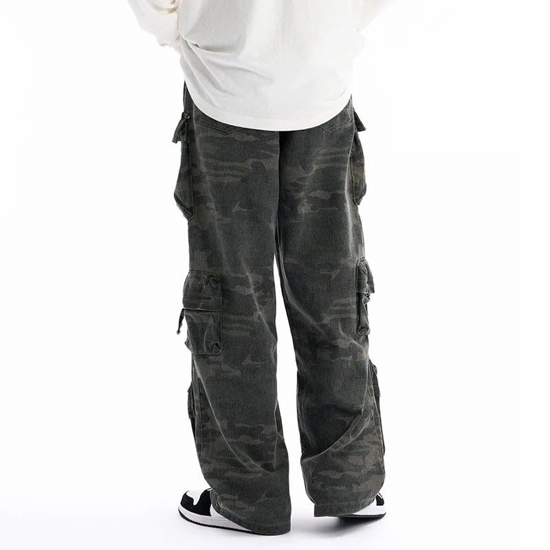 Vintage Baggy Pocket Artic Camo Punk Cargo Pants Size US 30 / EU 46 - 3 Thumbnail