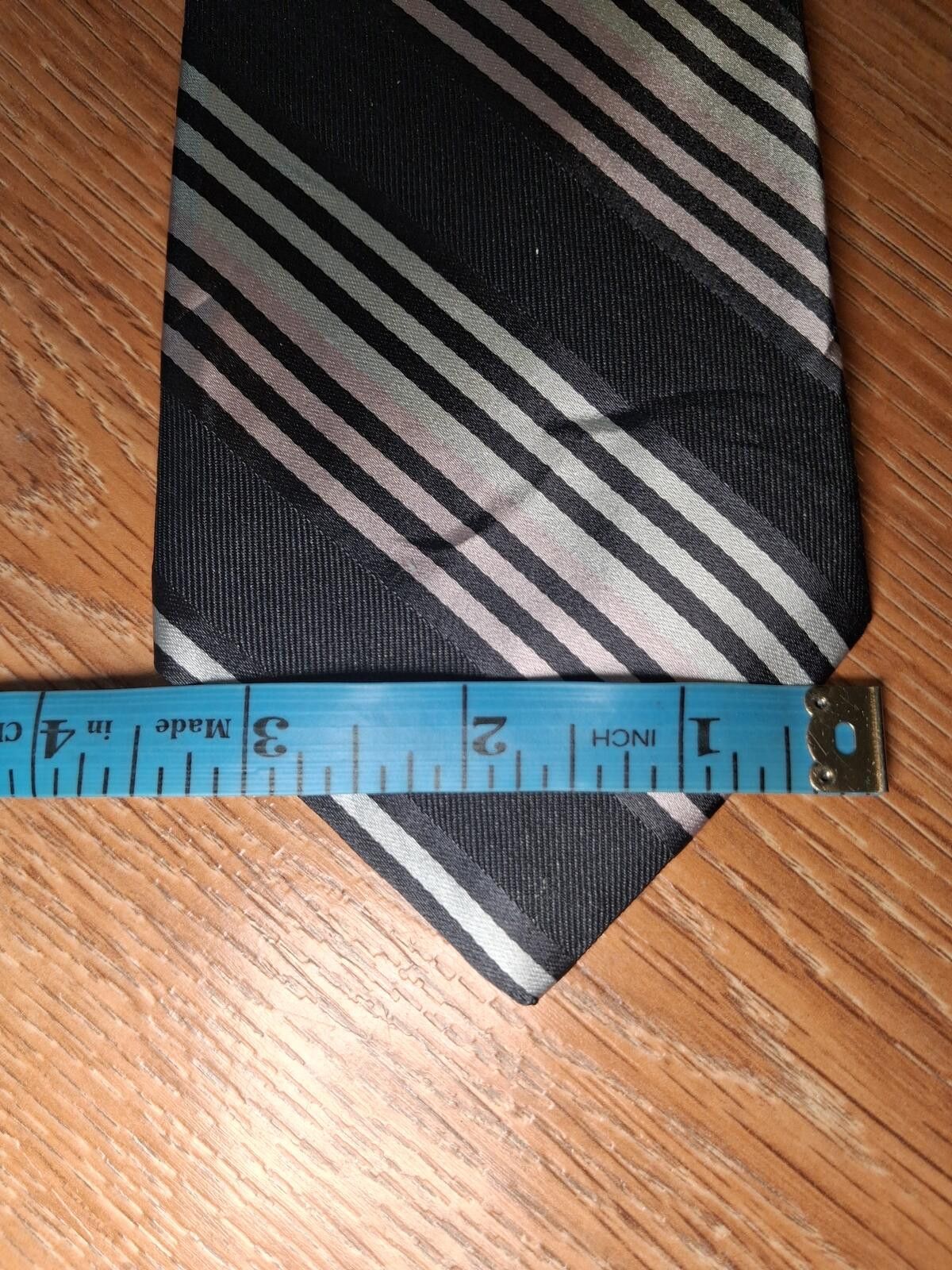 Ike Behar Ike Behar Silk Tie Multicolor Striped Handmade in USA Size ONE SIZE - 7 Thumbnail