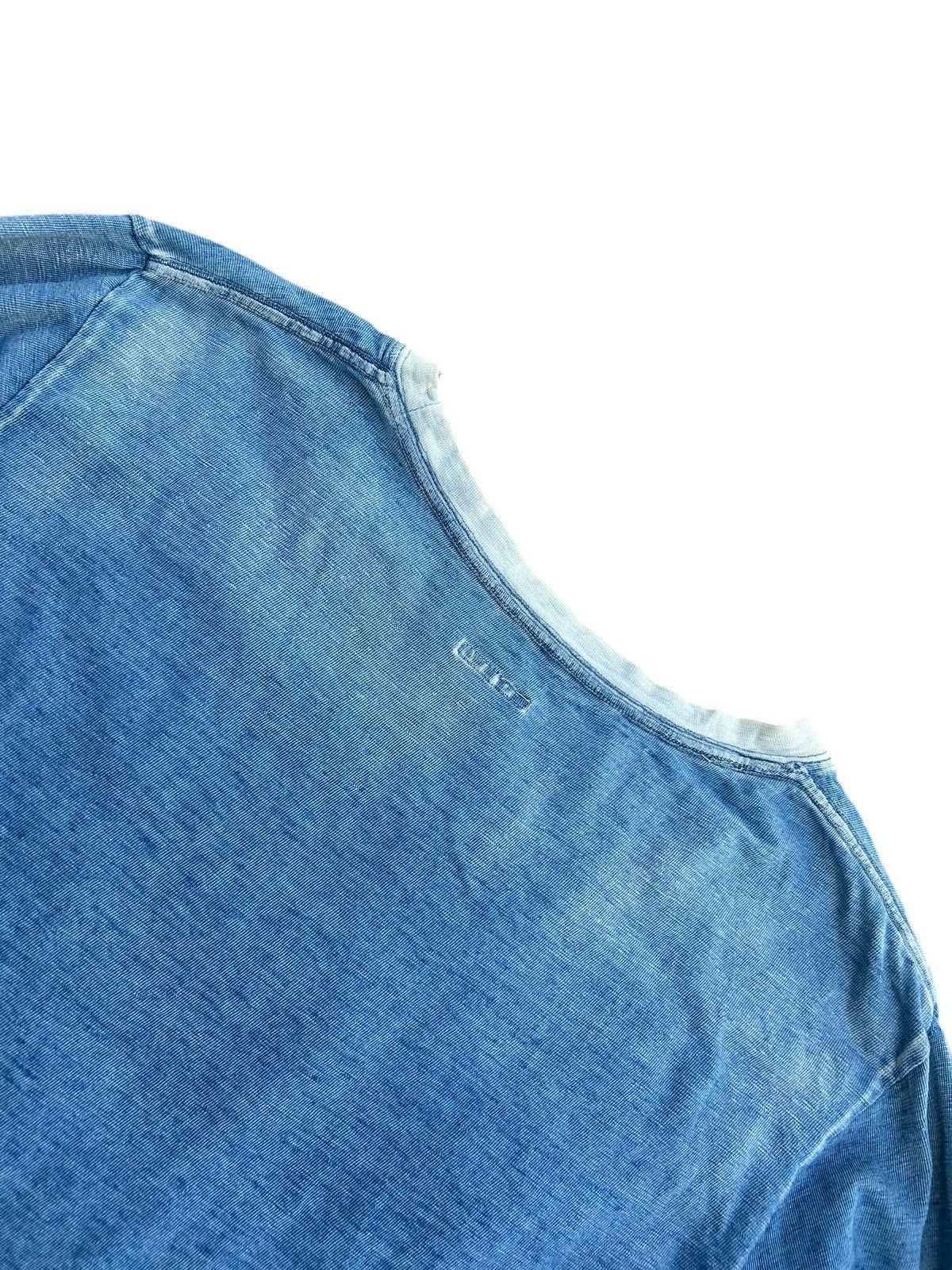 Kapital Kapital Hippies Boro Patchwork indigo Sunfaded tshirt Size US M / EU 48-50 / 2 - 12 Thumbnail