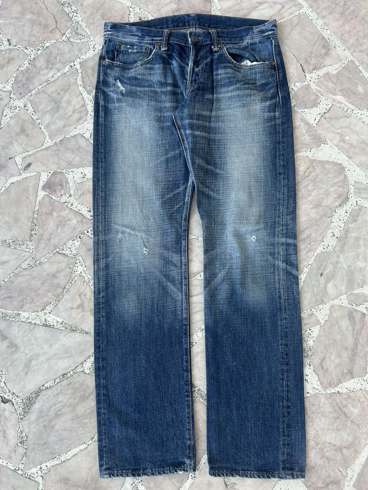 Eternal Eternal Japan Vintage Denim Distress Size US 33 - 1 Thumbnail
