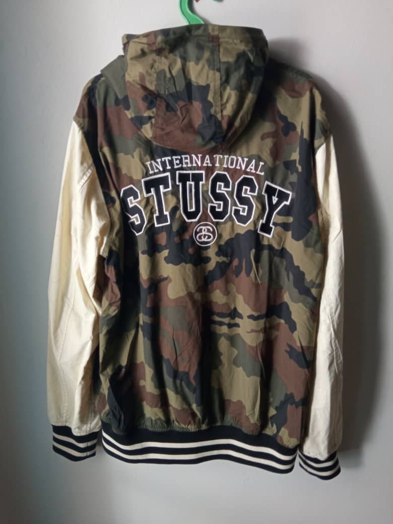 Stussy Stussy m varsity light jacket camouflage Size US L / EU 52-54 / 3 - 2 Thumbnail